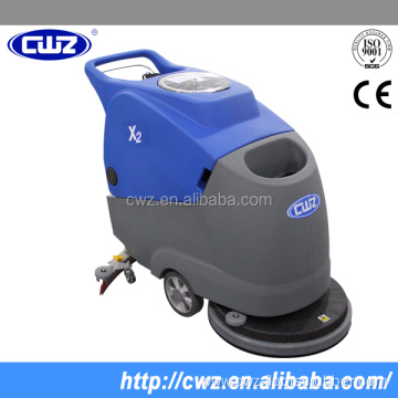 Cheapest price hand push floor scrubber cleaning machine, workshop factory school used